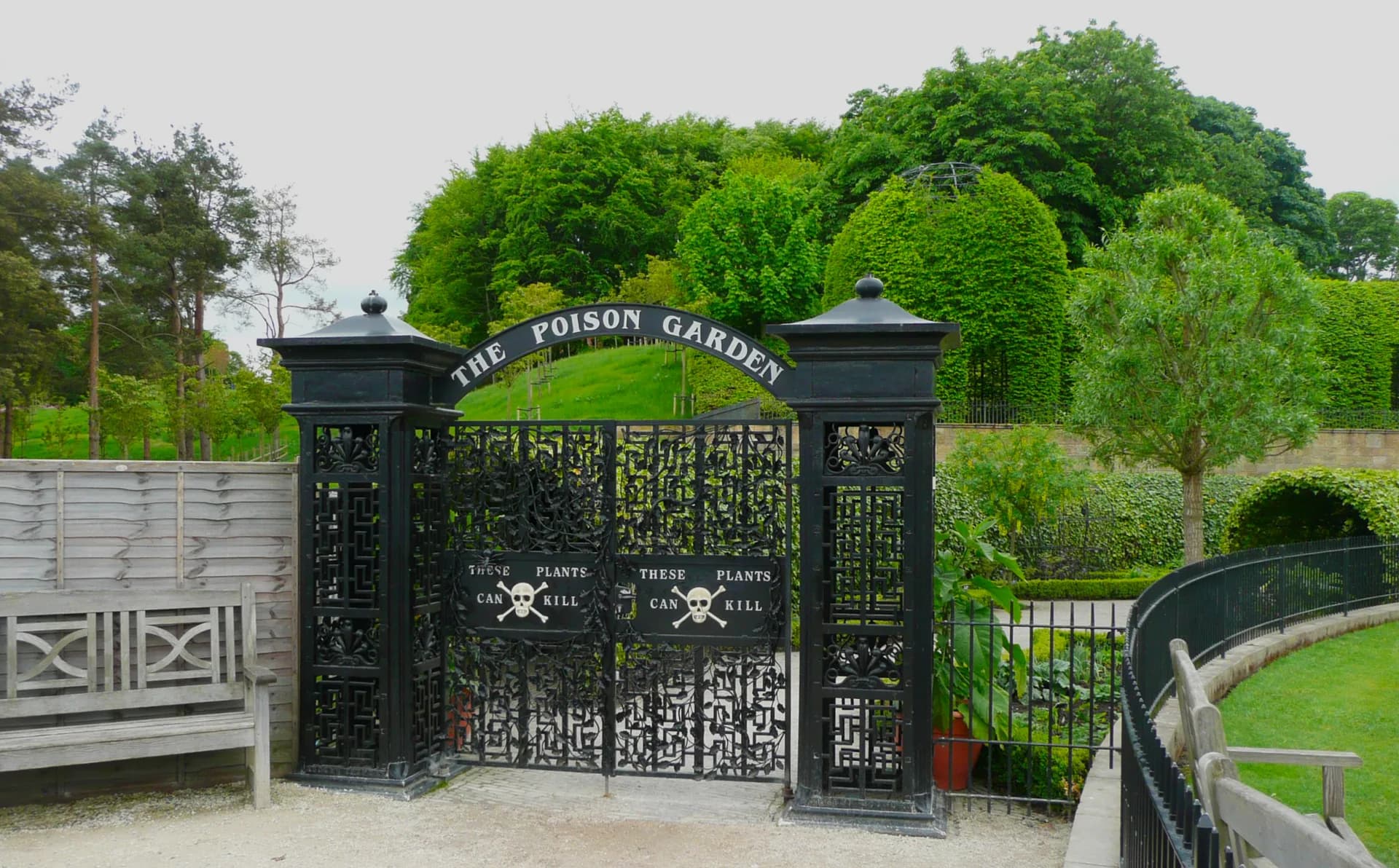 Entrance to the Poison Garden, Alnwick Garden — Humphrey Bolton